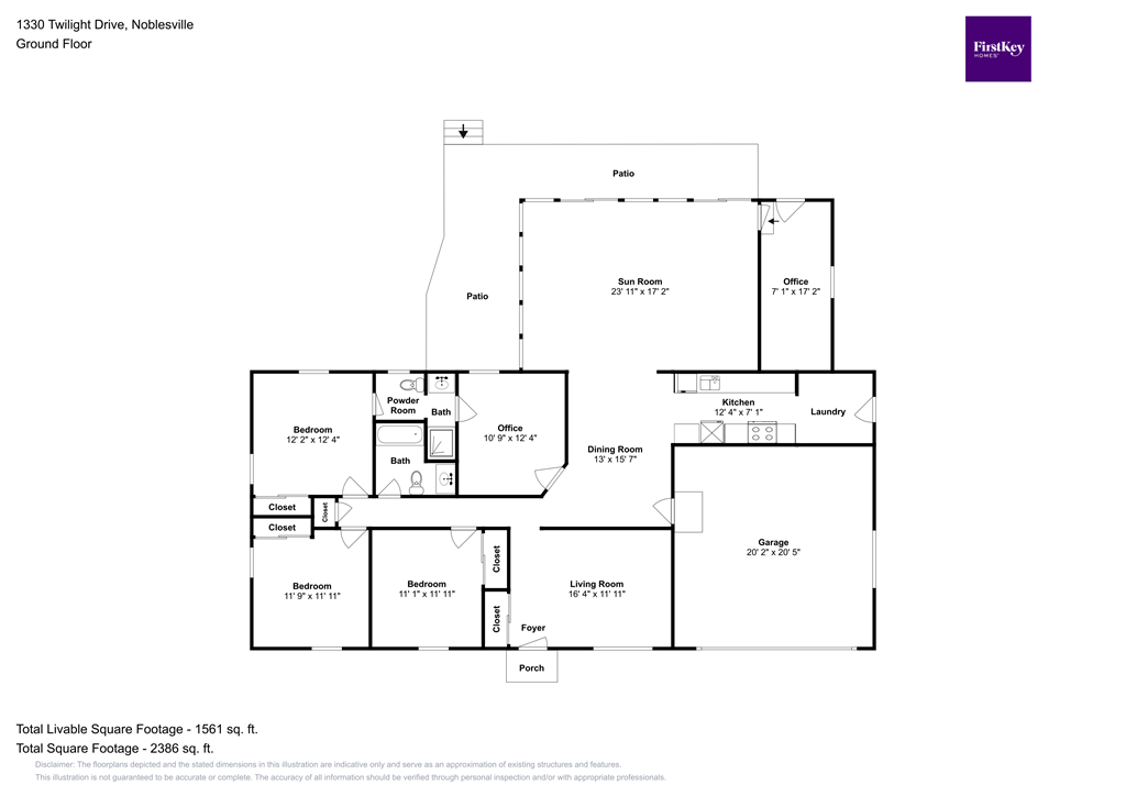 this is an example of a floor plan of a home