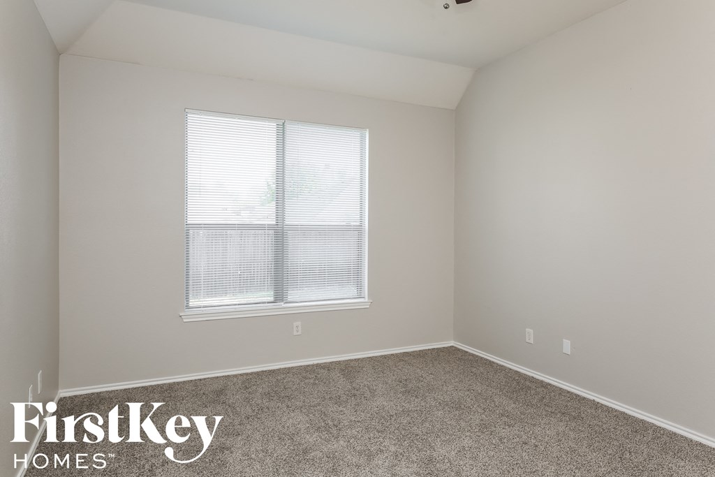 a room with carpet and a window