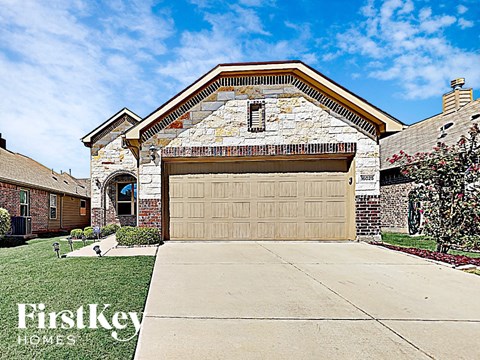 a garage door on the side of a house