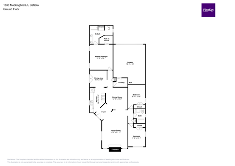 A floor plan of a building with rooms labeled, such as "Main Floor" and "Upstairs Dining Room".