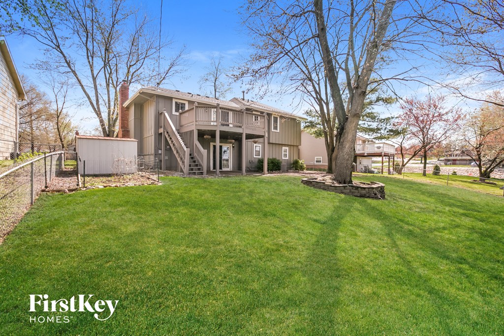 a large lawn in front of a house