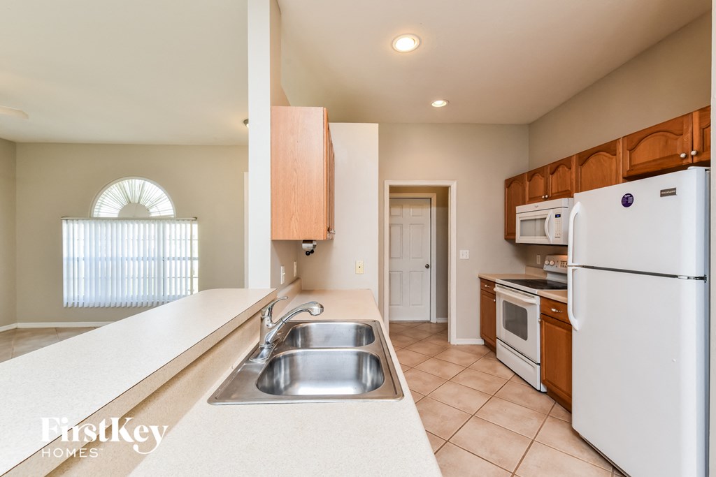 the kitchen is clean and ready for us to use