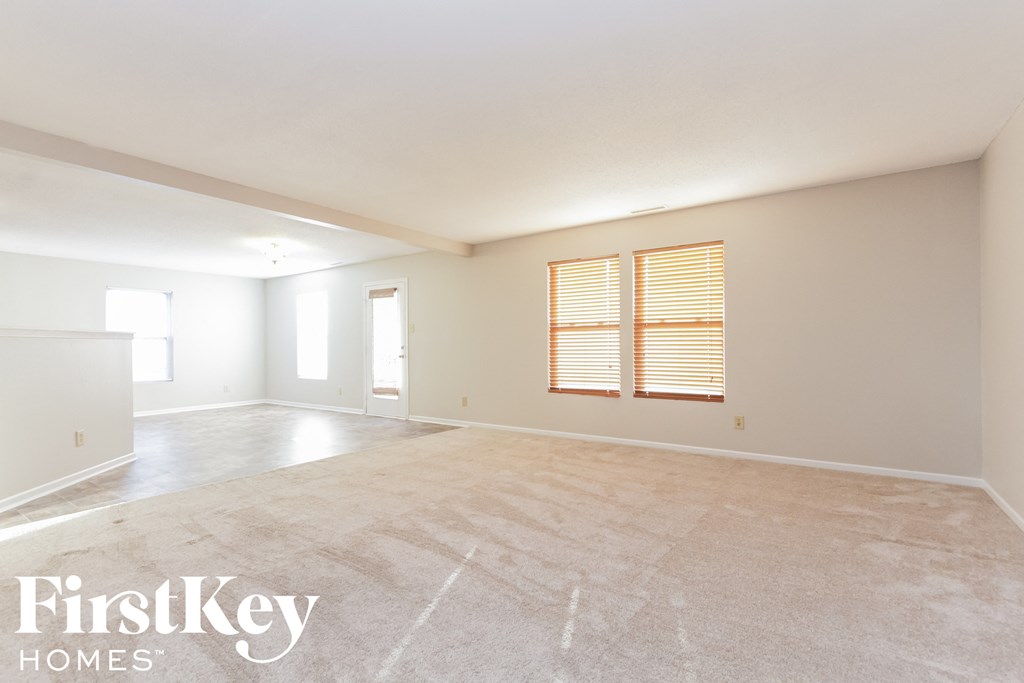 the living room and dining room are spacious and ready for you to use