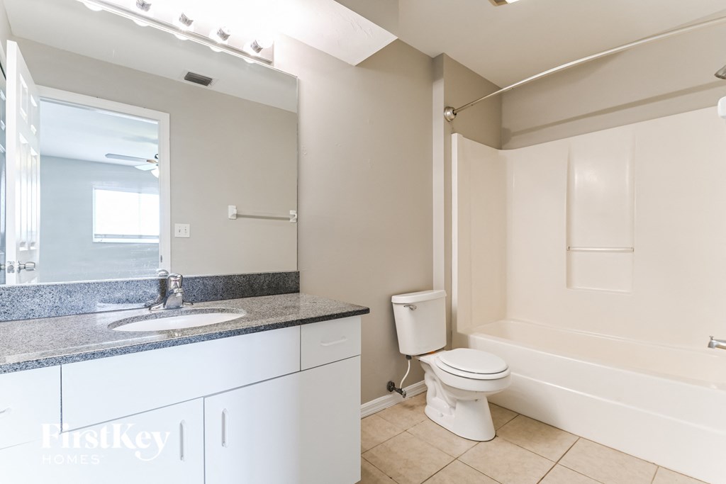 a bathroom with a toilet and a sink and a mirror