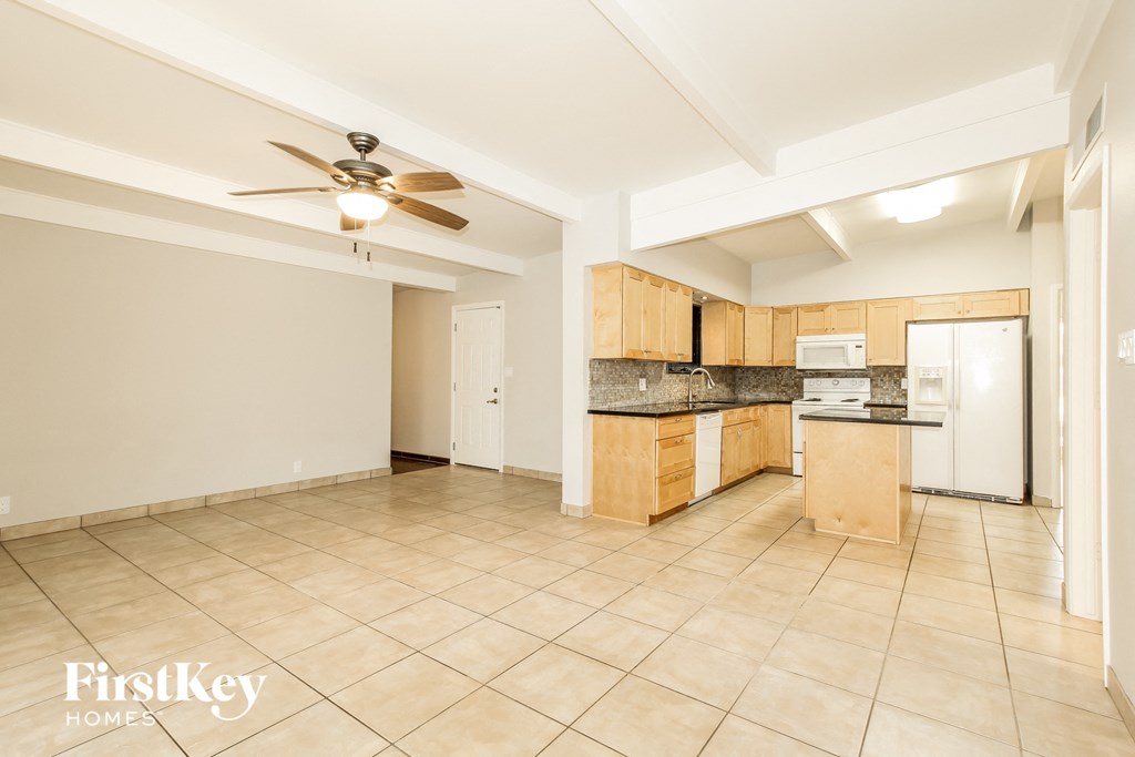the kitchen is clean and ready for us to use