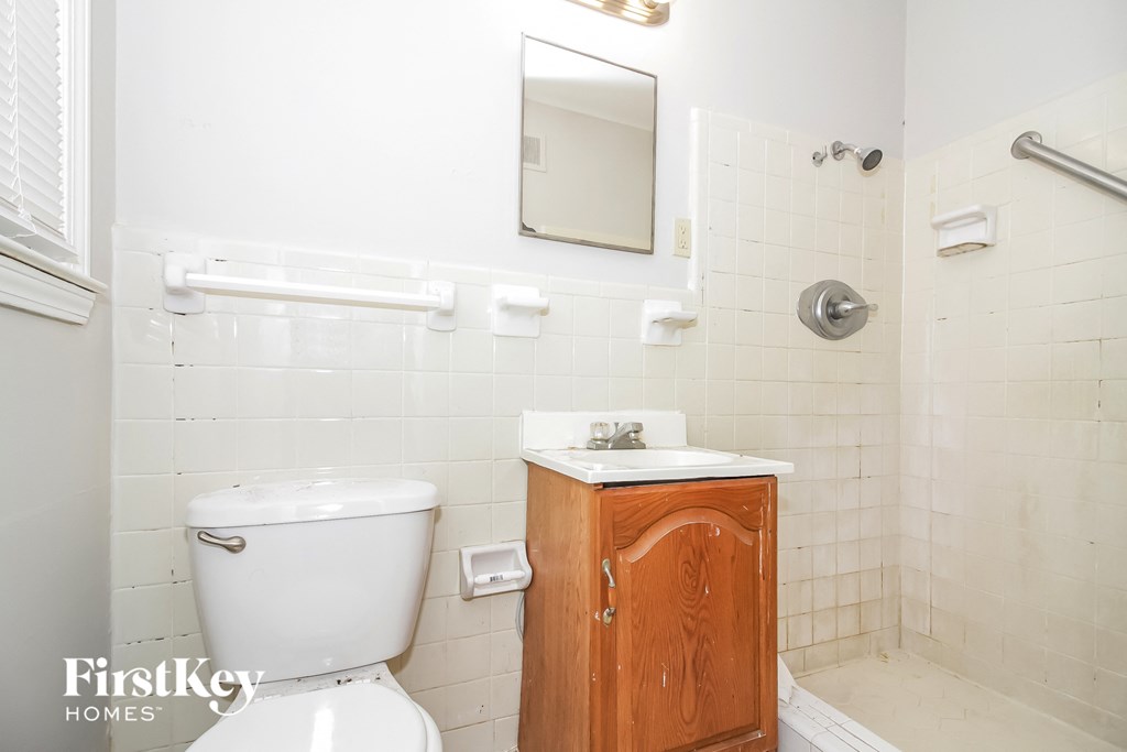 a small bathroom with a toilet and a sink