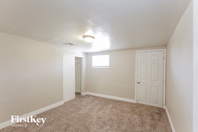 the living room is clean and ready for us to move in