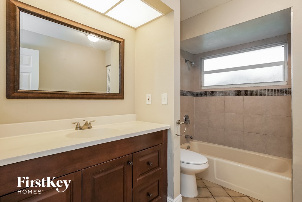 the bathroom is clean and ready for you to use