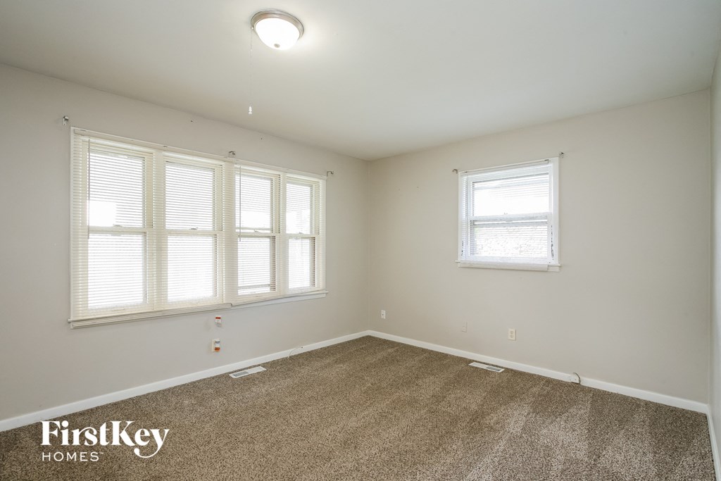 the living room is clean and ready to use