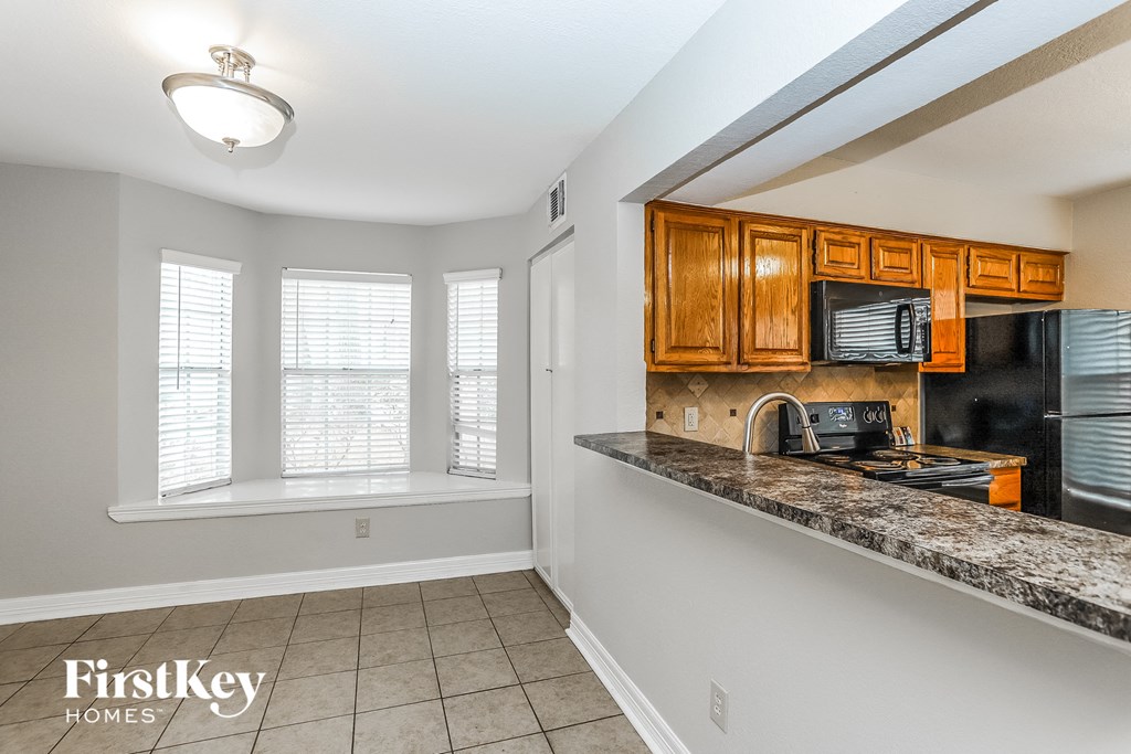 the kitchen is clean and ready to use