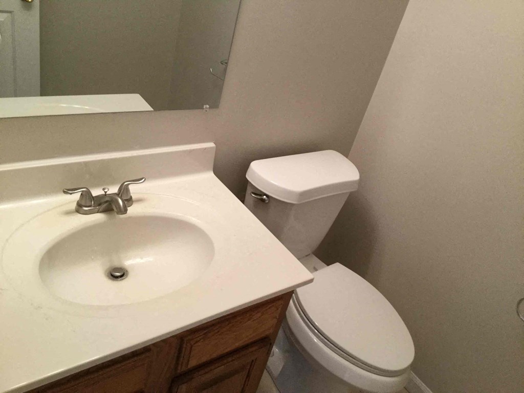 a bathroom with a sink and a toilet