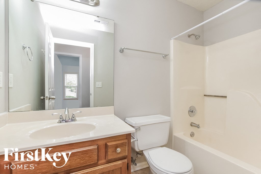 a bathroom with a toilet and a sink and a mirror