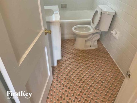 a small bathroom with a toilet and a sink