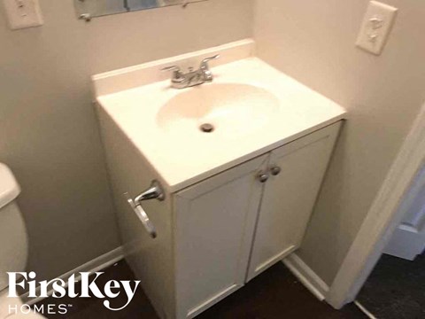 a small bathroom with a sink and a toilet