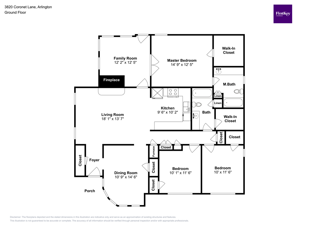 this floor plan is an approximation and may not include the most recent information