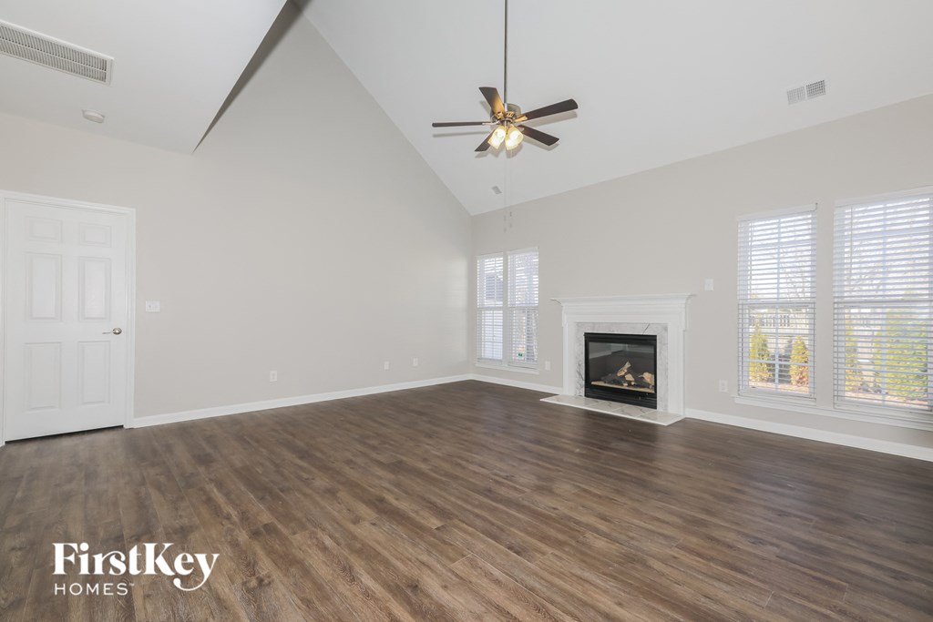 the living room is clean and ready for guests to use