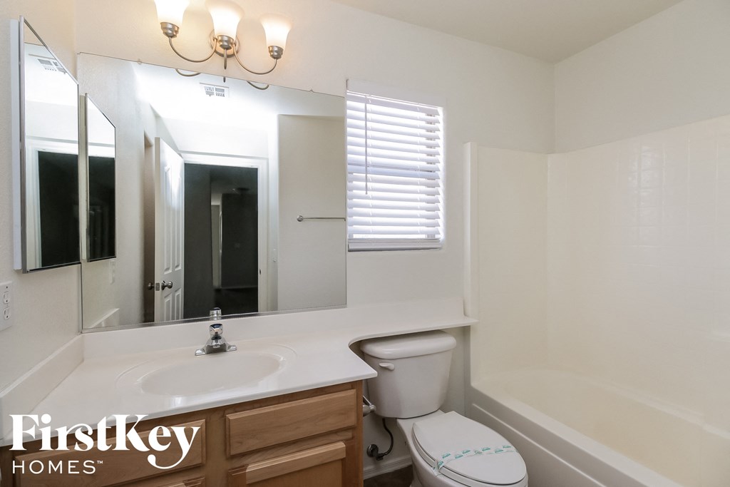 a bathroom with a toilet and a sink and a mirror
