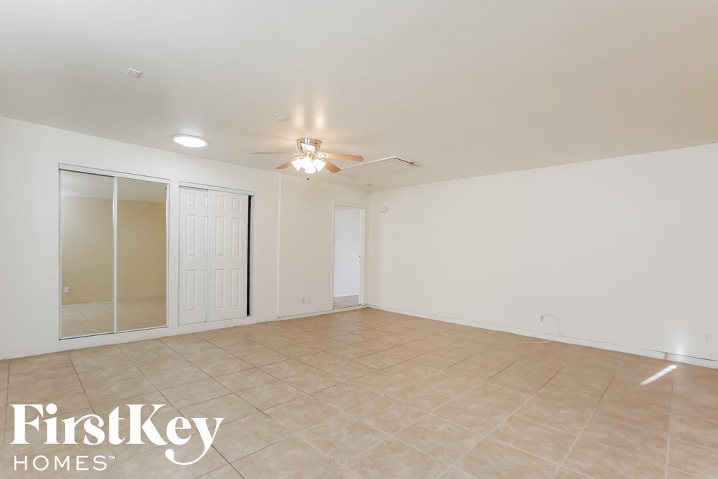 the living room is clean and ready for us to move in