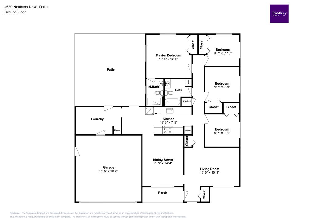 this floor plan is an approximation and may not include the most recent information