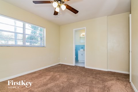 the living room is clean and ready for the guests to use