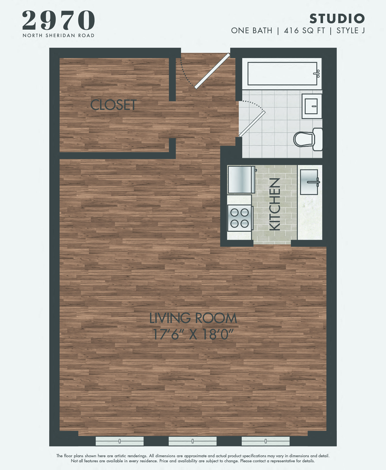 2970 N Sheridan Road Studio-1 Bed Apartment for Rent - Photo Gallery 20