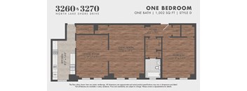 1BR/1BA - Style D