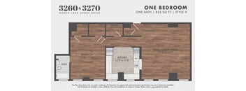 1BR/1BA - Style H