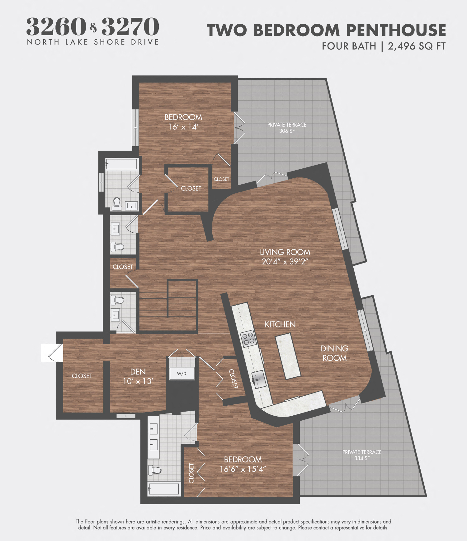 2BR/4BA - Style A