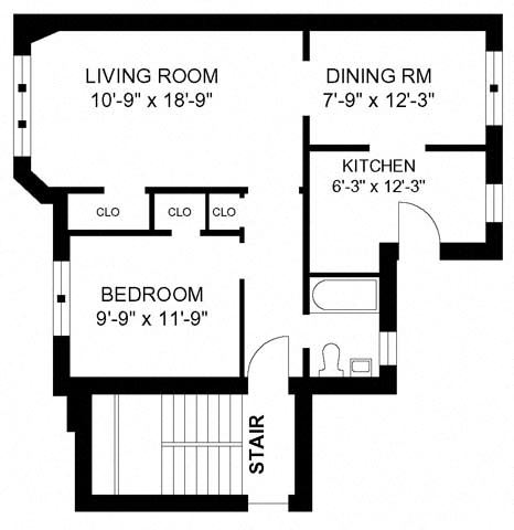 1BR/1BA - Style B