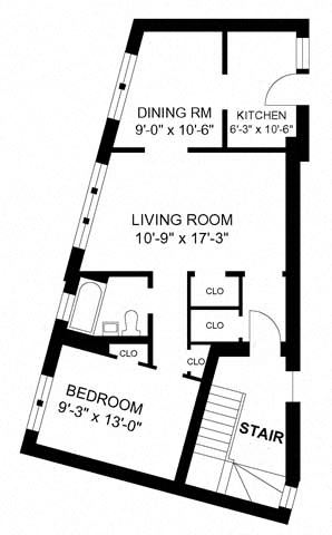 1BR/1BA - Style A