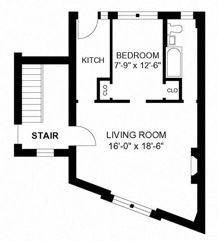 1BR/1BA - Style A