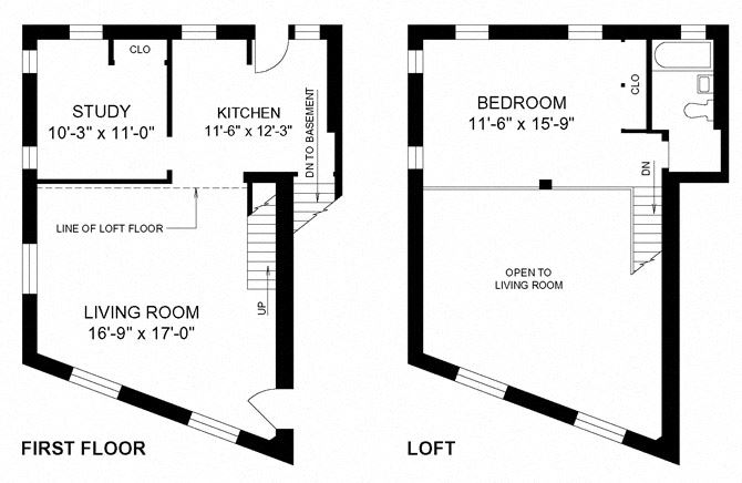 1BR/1BA - Style G