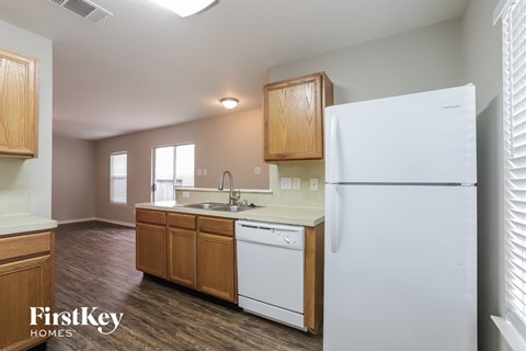 the kitchen is clean and ready for us to use