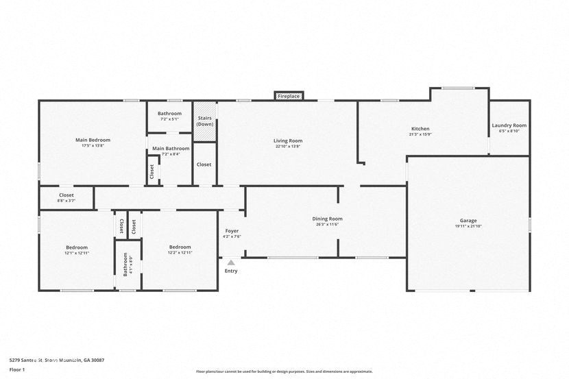 the floor plan of the house