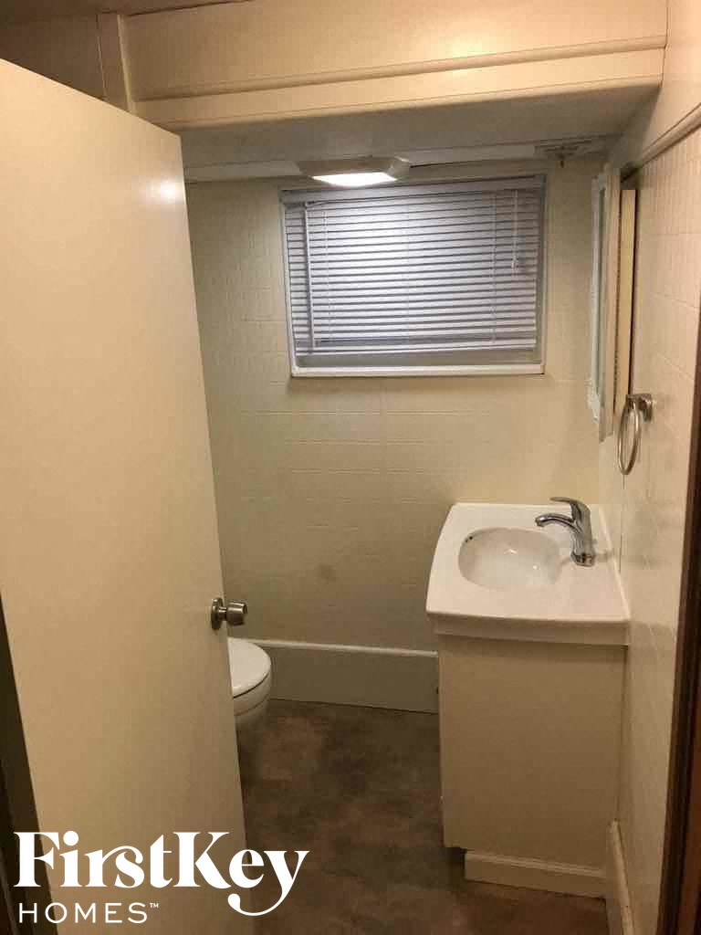 a small bathroom with a sink and a toilet