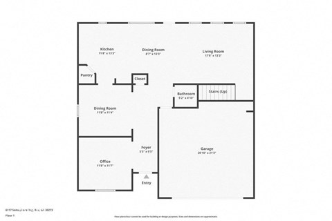 a line drawing of a floor plan of a house