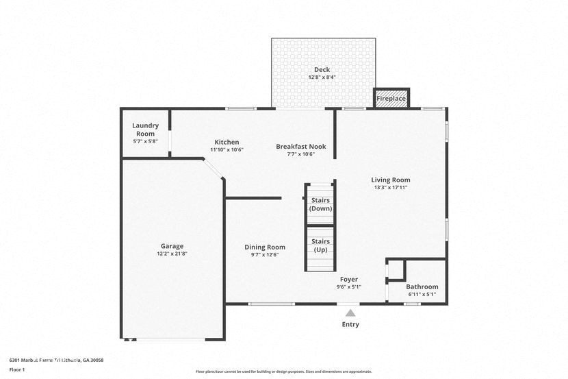 a line drawing of a floor plan of a house