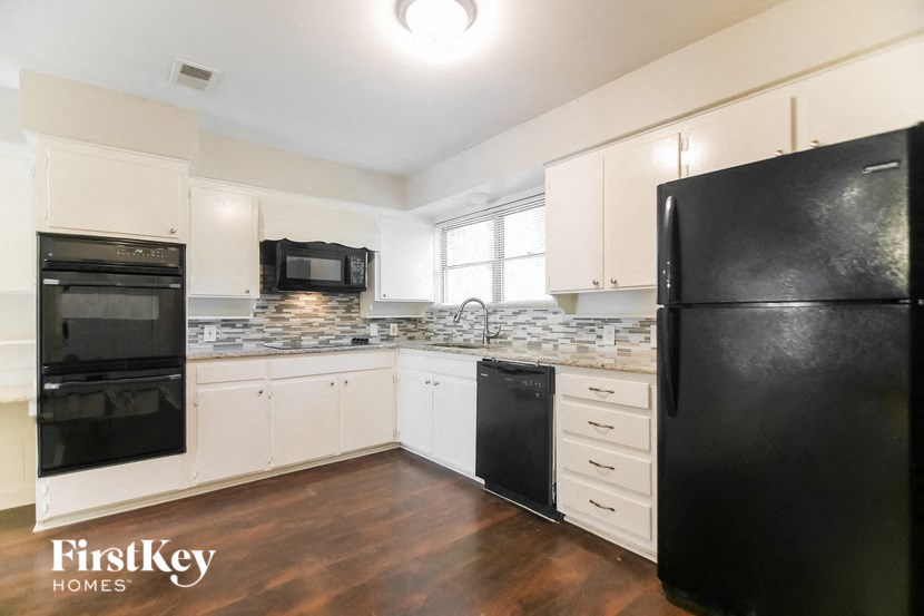 the kitchen is clean and ready for us to use