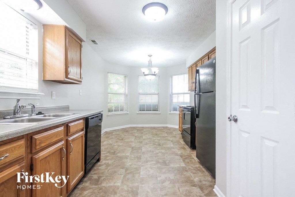 the kitchen is clean and ready for us to use