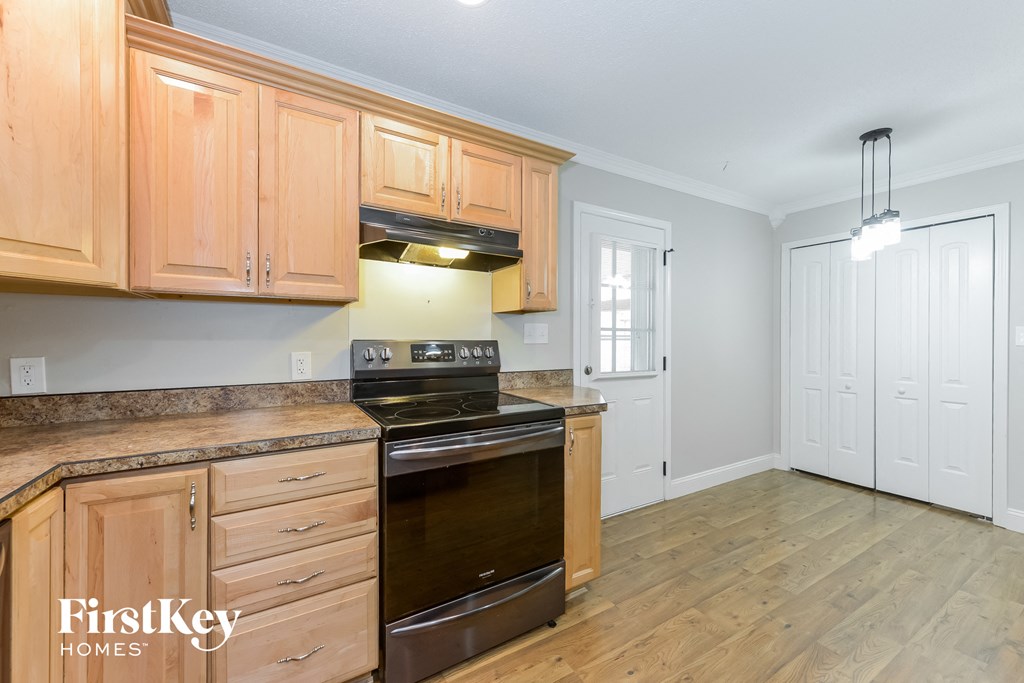 the kitchen is clean and ready for us to use