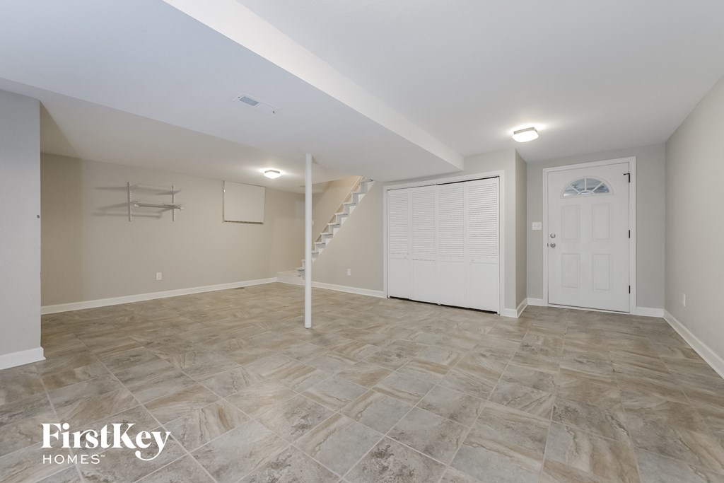 the living room is clean and ready to use