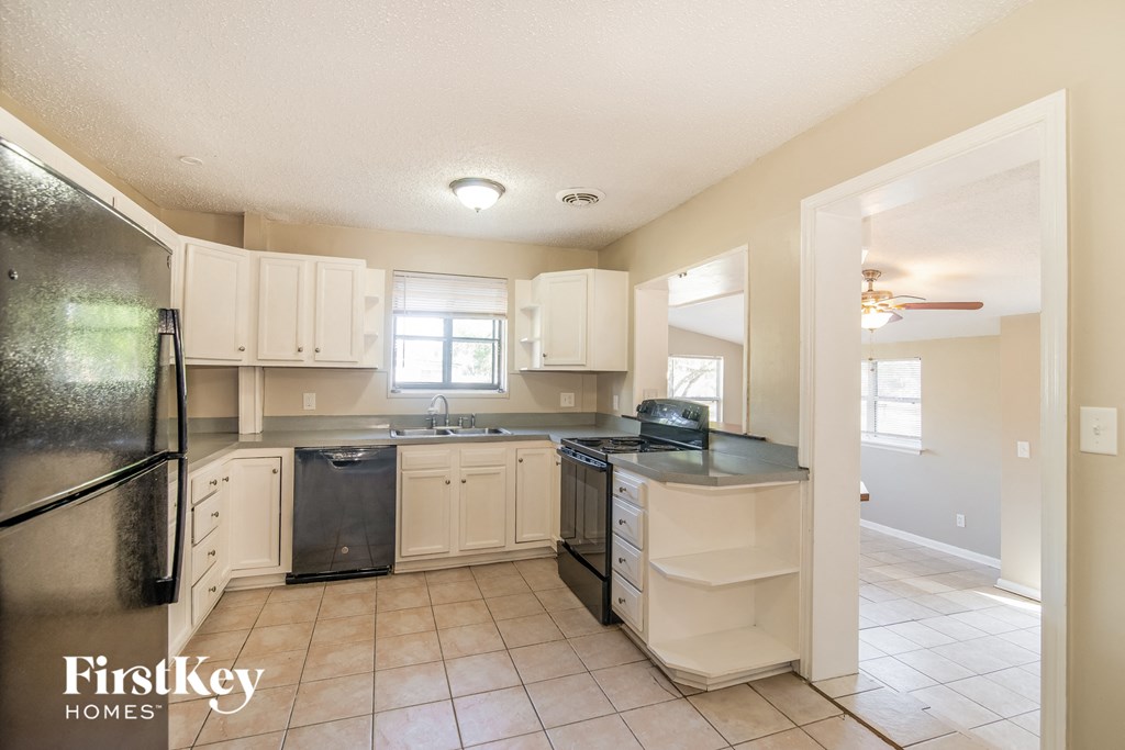 the kitchen is clean and ready for us to use