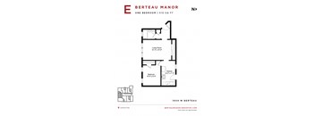 Berteau Manor - One Bedroom