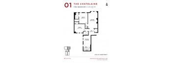 The Chatelaine - Two Bedroom Floorplan