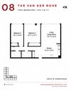 Group Fox - The Van Der Rohe - Two Bedroom Floor Plan s Group Fox - The Van Der Rohe - Two Bedroom Floor Plan s