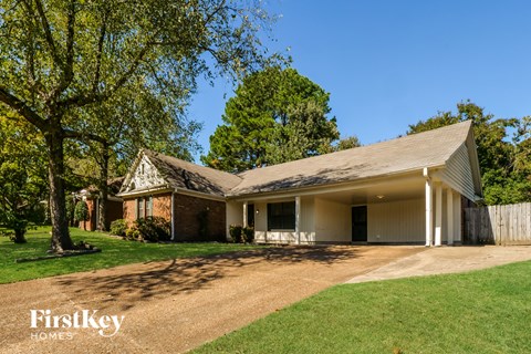 A house with a garage is for sale by FirstKey Homes.