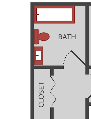 1 bedroom apartment floor plan