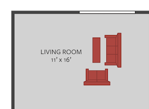 2 bedroom townhome floor plan