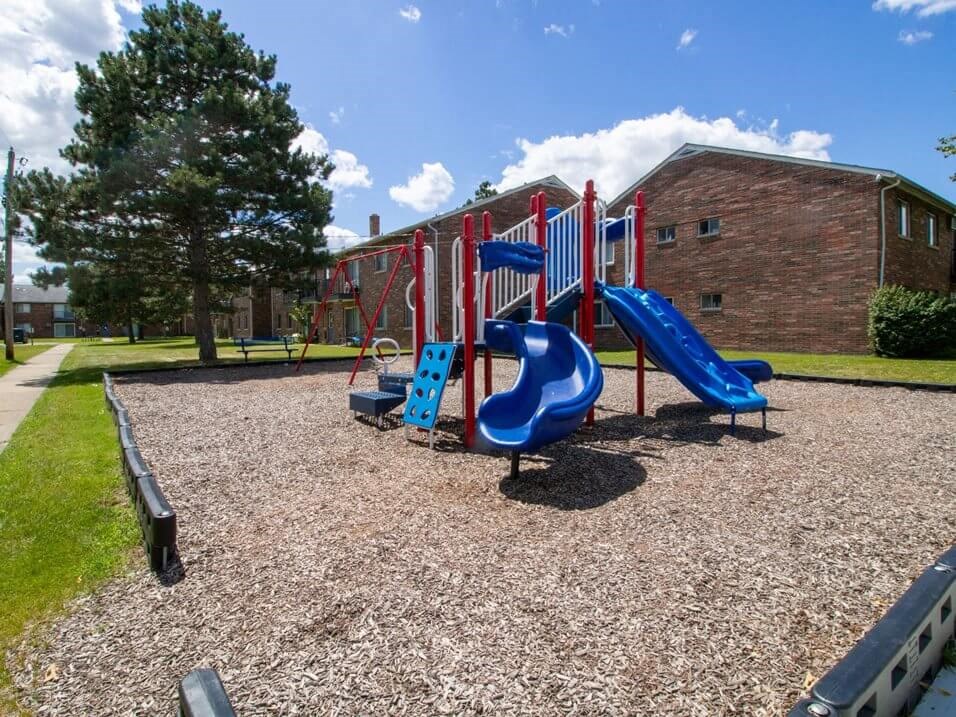 apartment community playground in Warren