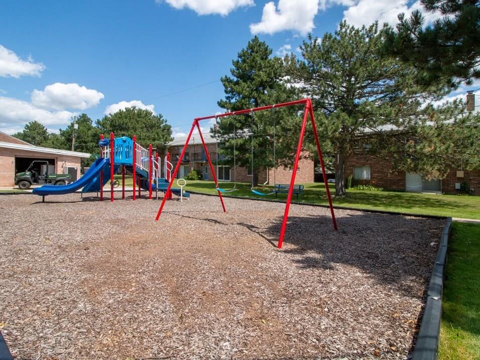 playground with swings